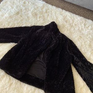 Black Fur Coat